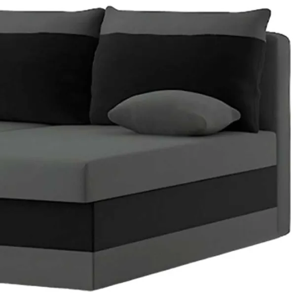 Canapea de colț Magnifico Deli Foam Right Mikro 27/ 15 (5702256) Velur/ Gray photo 3