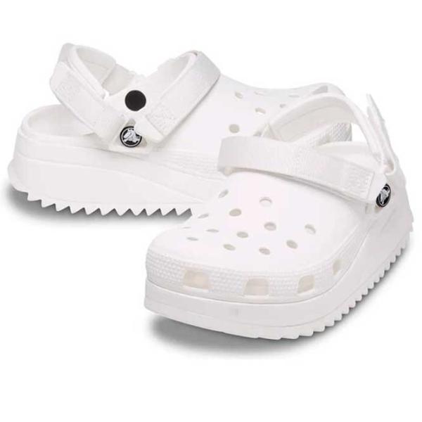Saboți pentru femei Crocs Hiker Clog 41 - 42/ White photo 2