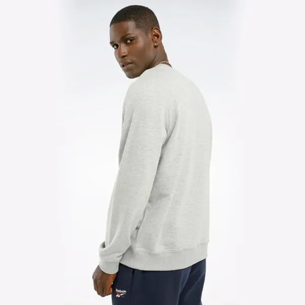 Hanorac pentru bărbați Reebok RI FT Left Chest Cr Drept/ Grey photo 3 Hanorac pentru bărbați Reebok RI FT Left Chest Cr Drept/ Grey photo 3