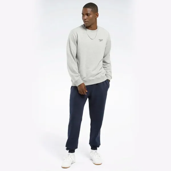 Hanorac pentru bărbați Reebok RI FT Left Chest Cr Drept/ Grey photo 4 Hanorac pentru bărbați Reebok RI FT Left Chest Cr Drept/ Grey photo 4