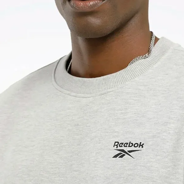 Hanorac pentru bărbați Reebok RI FT Left Chest Cr Drept/ Grey photo 5 Hanorac pentru bărbați Reebok RI FT Left Chest Cr Drept/ Grey photo 5
