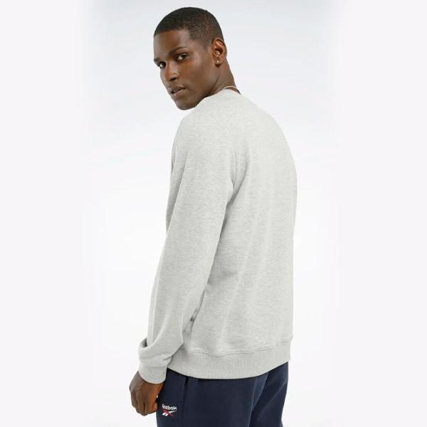Hanorac pentru bărbați Reebok RI FT Left Chest Cr Drept/ Grey photo 3 Hanorac pentru bărbați Reebok RI FT Left Chest Cr Drept/ Grey photo 3