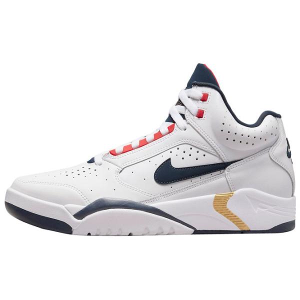 Ghete pentru bărbați Nike Air Flight Lite Mid 45 / White Red photo 2 Ghete pentru bărbați Nike Air Flight Lite Mid 45 / White Red photo 2