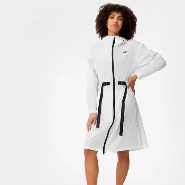 Куртка для женщин 4F 4FSS23TJACF018 XL/ Белый photo 3 Куртка для женщин 4F 4FSS23TJACF018 XL/ Белый photo 3