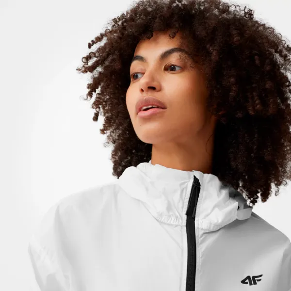 Куртка для женщин 4F 4FSS23TJACF018 M/ Белый photo 5 Куртка для женщин 4F 4FSS23TJACF018 M/ Белый photo 5