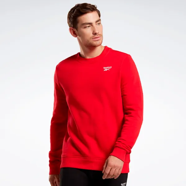 Hanorac pentru bărbați Reebok RI FT Left Chest Cr Drept/ Red photo 2 Hanorac pentru bărbați Reebok RI FT Left Chest Cr Drept/ Red photo 2