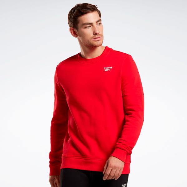Hanorac pentru bărbați Reebok RI FT Left Chest Cr Drept/ Red photo 2 Hanorac pentru bărbați Reebok RI FT Left Chest Cr Drept/ Red photo 2