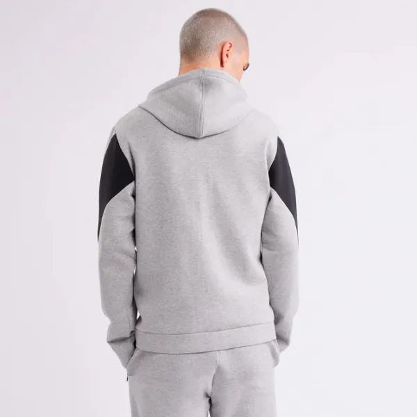 Hanorac pentru bărbați Reebok DreamBlend FZ Drept/ Grey photo 5 Hanorac pentru bărbați Reebok DreamBlend FZ Drept/ Grey photo 5