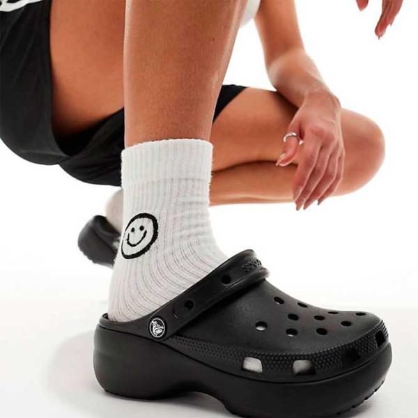 Saboți pentru femei Crocs Classic Platform Clog W 36 - 37/ Black photo 4