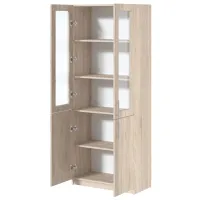Dulap cu vitrină Fabrik Home Office-Line №2 LPAL/ Sonoma Oak photo 2