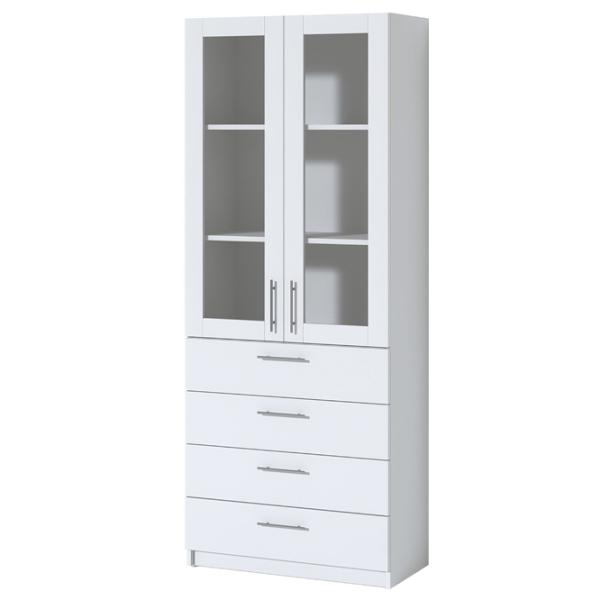 Витрина для гостиной Fabrik Home Office-Line №3 ЛДСП/ White photo 2