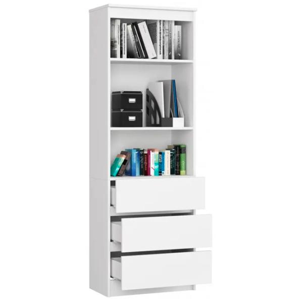 Dulap cu polițe Akord R60 3SZ2P 180 x 60 x 35/ LPAL/ White photo 2
