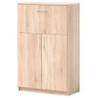 Dulap Fabrik Home Office-Line №9 126 x 80 x 40/ LPAL/ Stejar sonoma photo 2