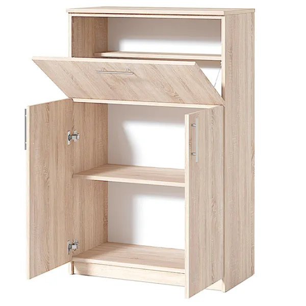 Шкаф Fabrik Home Office-Line №9 126см x 80см x 40см/ ЛДСП/ Дуб Сонома photo 4