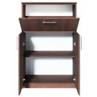 Dulap Fabrik Home Office-Line №9 126 x 80 x 40/ LPAL/ Nuc Închis photo 3