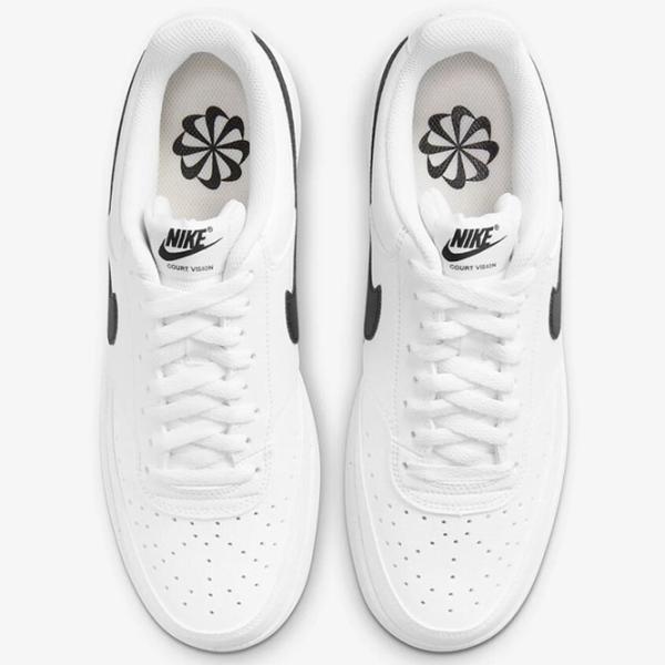 Ghete pentru bărbați Nike Court Vision Low Nn 41 / White Black photo 4