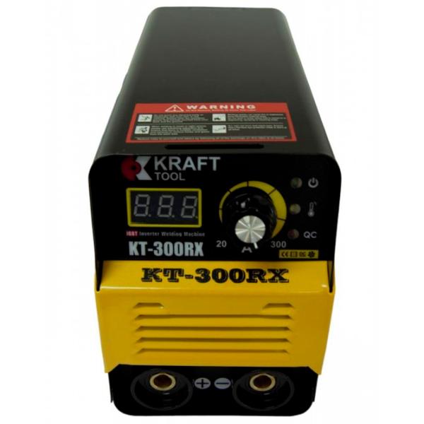Aparat de sudat Kraft Tool KT300RX 230 V cu electrod (MMA)/ Yellow photo 2