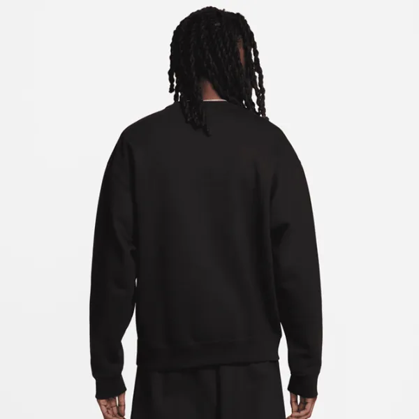 Hanorac pentru bărbați Nike Solo Swoosh Fleece Crew Oversize/ Black photo 2