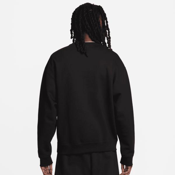 Hanorac pentru bărbați Nike Solo Swoosh Fleece Crew Oversize/ Black photo 2