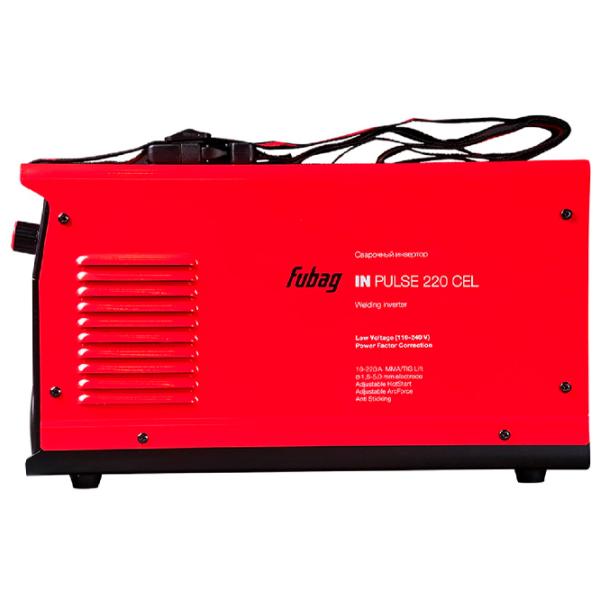 Aparat de sudat Fubag IN Pulse 200 CEL 230 V cu electrod (MMA), cu gaz inert (TIG)/ Red photo 2