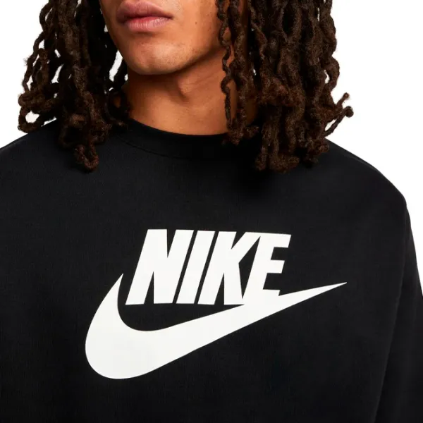 Hanorac pentru bărbați Nike Sportswear Club Fleece Crew Drept/ Black photo 3
