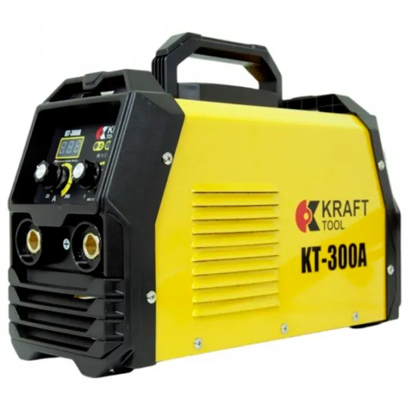 Aparat de sudat Kraft Tool KT300A 230 V cu electrod (MMA)/ Yellow photo 2