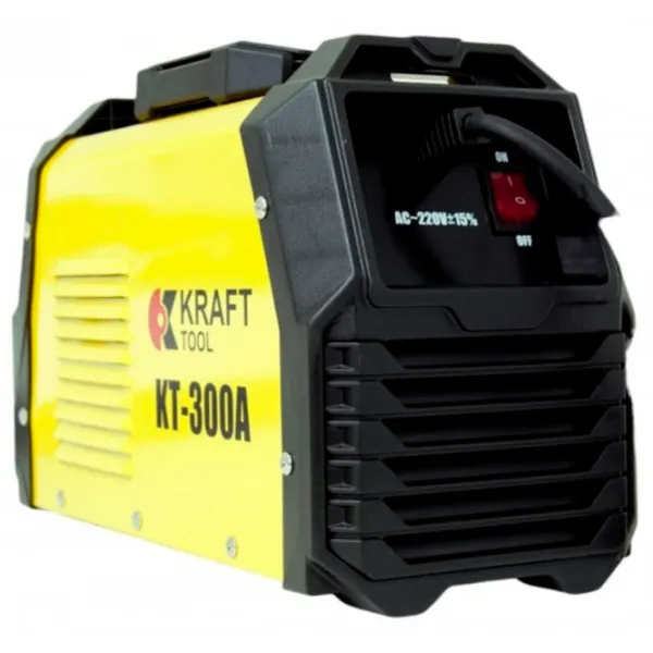 Aparat de sudat Kraft Tool KT300A 230 V cu electrod (MMA)/ Yellow photo 3