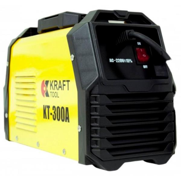 Aparat de sudat Kraft Tool KT300A 230 V cu electrod (MMA)/ Yellow photo 3
