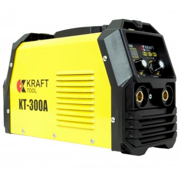 Aparat de sudat Kraft Tool KT300A 230 V cu electrod (MMA)/ Yellow photo 4