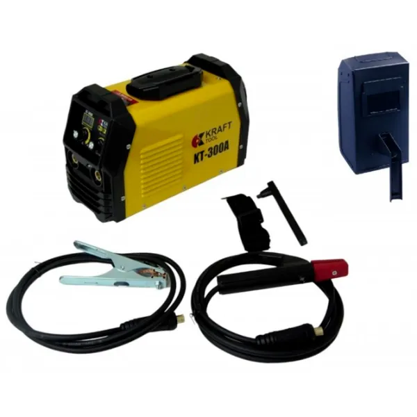 Aparat de sudat Kraft Tool KT300A 230 V cu electrod (MMA)/ Yellow photo 5