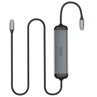 Адаптер Hub WIWU Alpha 521 USB Type-C/ Серый photo 3