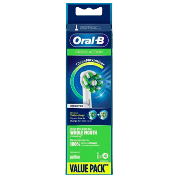 Rezervă pentru periuțe de dinți Braun EB50X-4 Pentru maturi/ White photo 2