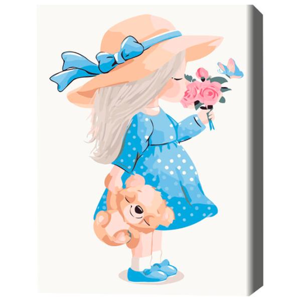 Картина по номерам BrushMe Маленькая леди 40 x 30 cm/ Вертикальная photo 3