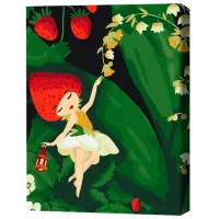 Pictură pe numere BrushMe Zâna Sunberry 40 x 30 cm/ Verticală photo 3