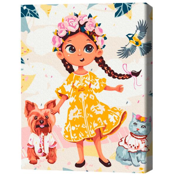 Pictură pe numere BrushMe Ukrainochka Sofiika 40 x 30 cm/ Verticală photo 3 Pictură pe numere BrushMe Ukrainochka Sofiika 40 x 30 cm/ Verticală photo 3