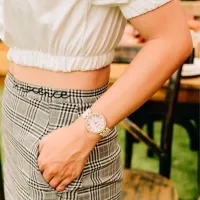 Наручные часы для женщин ANNE KLEIN AK/ 2130RGLP Кварцевый/ 34 мм photo 6