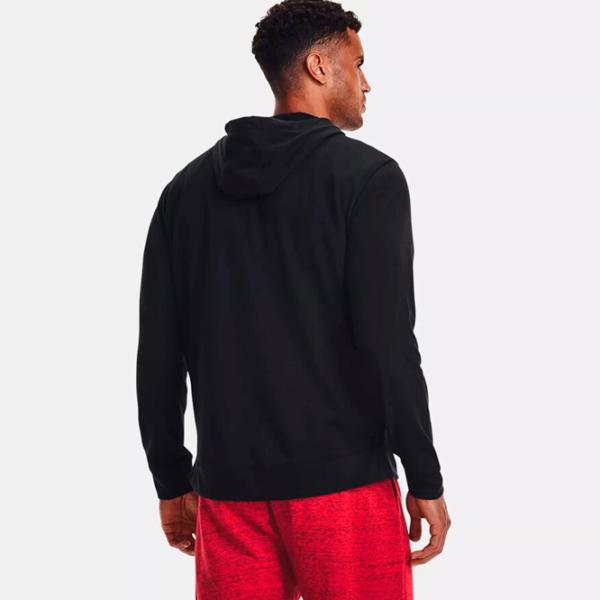 Hanorac pentru bărbați Under Armour Rival Terry Lc Full-Zip Drept/ Black photo 4 Hanorac pentru bărbați Under Armour Rival Terry Lc Full-Zip Drept/ Black photo 4