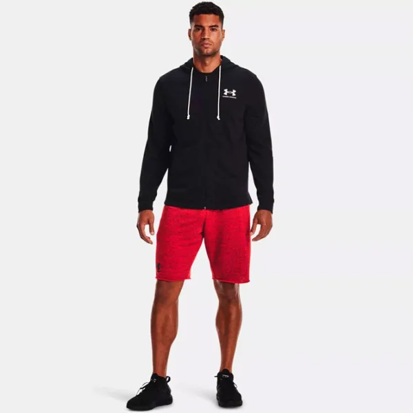 Hanorac pentru bărbați Under Armour Rival Terry Lc Full-Zip Drept/ Black photo 5 Hanorac pentru bărbați Under Armour Rival Terry Lc Full-Zip Drept/ Black photo 5