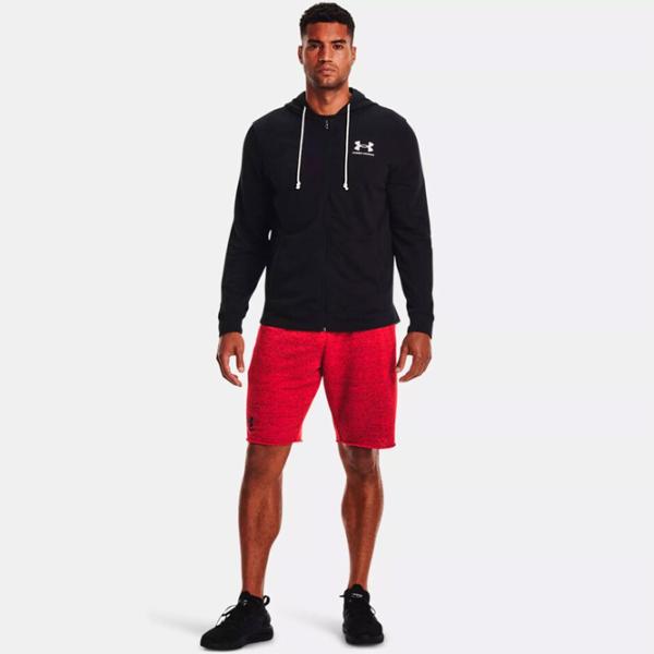 Hanorac pentru bărbați Under Armour Rival Terry Lc Full-Zip Drept/ Black photo 5 Hanorac pentru bărbați Under Armour Rival Terry Lc Full-Zip Drept/ Black photo 5