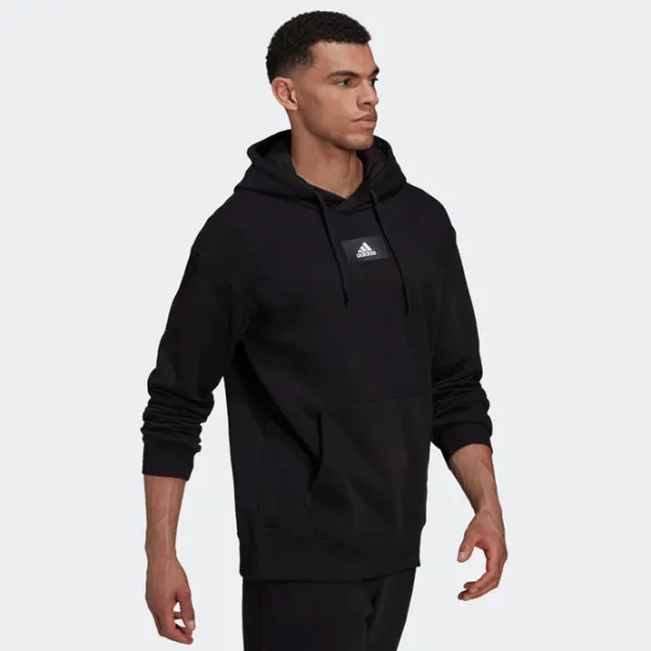 Толстовка для мужчин Adidas Hoodie Feelvivid Прямой/ Черный photo 4