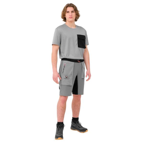 Pantaloni scurți pentru bărbați 4F trekking 4Way Stretch L/ Gray photo 2 Pantaloni scurți pentru bărbați 4F trekking 4Way Stretch L/ Gray photo 2