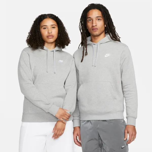 Толстовка для мужчин Nike Sportswear Club Fleece Hoodie Прямой/ Серый photo 2 Толстовка для мужчин Nike Sportswear Club Fleece Hoodie Прямой/ Серый photo 2