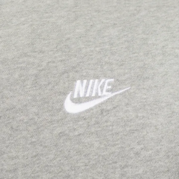 Толстовка для мужчин Nike Sportswear Club Fleece Hoodie Прямой/ Серый photo 5 Толстовка для мужчин Nike Sportswear Club Fleece Hoodie Прямой/ Серый photo 5