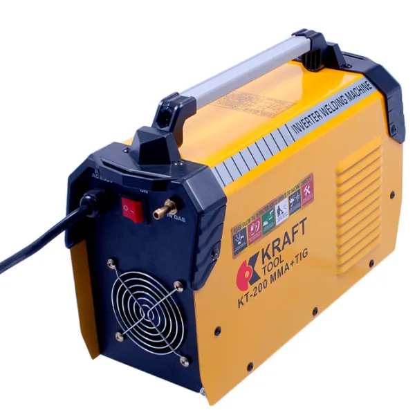 Aparat de sudat Kraft Tool KT200 230 V cu electrod (MMA), cu gaz inert (TIG)/ Orange photo 6 Aparat de sudat Kraft Tool KT200 230 V cu electrod (MMA), cu gaz inert (TIG)/ Orange photo 6
