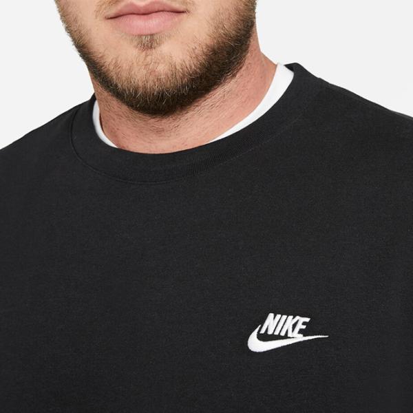 Hanorac pentru bărbați Nike Sportswear Club Fleece Crew Drept/ Black photo 4