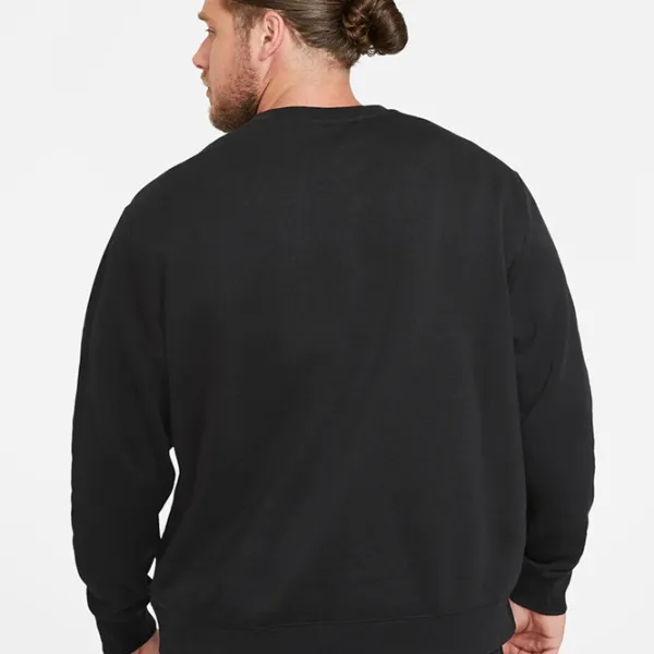 Hanorac pentru bărbați Nike Sportswear Club Fleece Crew Drept/ Black photo 3
