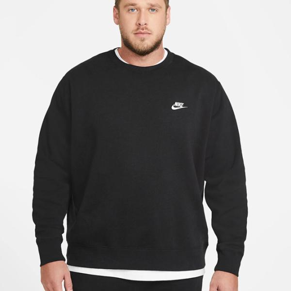 Толстовка для мужчин Nike Sportswear Club Fleece Crew Прямой/ Черный photo 2