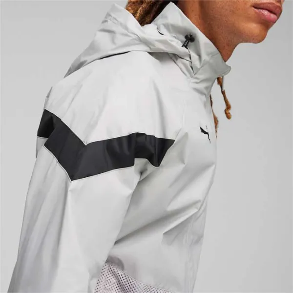 Ветровка для мужчин Puma Mapf1 Woven Jacket Демисезонная/ Серебристый photo 7