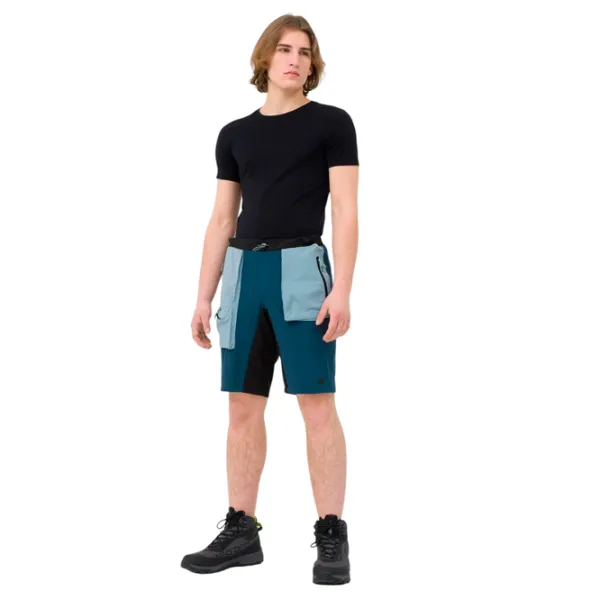 Pantaloni scurți pentru bărbați 4F trekking 4Way Stretch L/ Navy Blue photo 3 Pantaloni scurți pentru bărbați 4F trekking 4Way Stretch L/ Navy Blue photo 3