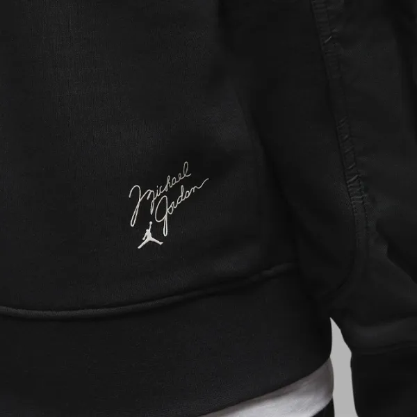 Hanorac pentru bărbați Nike Jordan Flt Mvp Gfx Flc Crew Drept/ Black photo 5